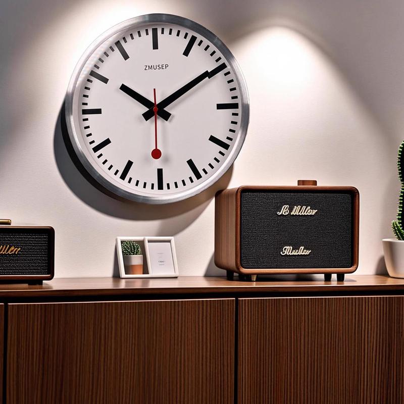 Luxury Watch Wall Clock - 12인치 모던 심플 럭셔리 메탈 오피스