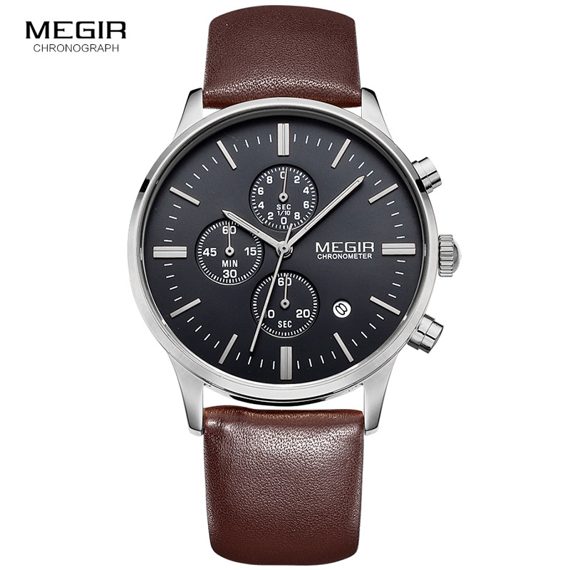 Luxury Watch Green Dial - Megirl-남성 쿼츠 시계, 빛나는 방수 스포츠