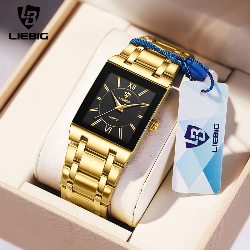 Luxury Watch Wallpaper - LiEBIG 럭셔리 황금 석영 손목 시계