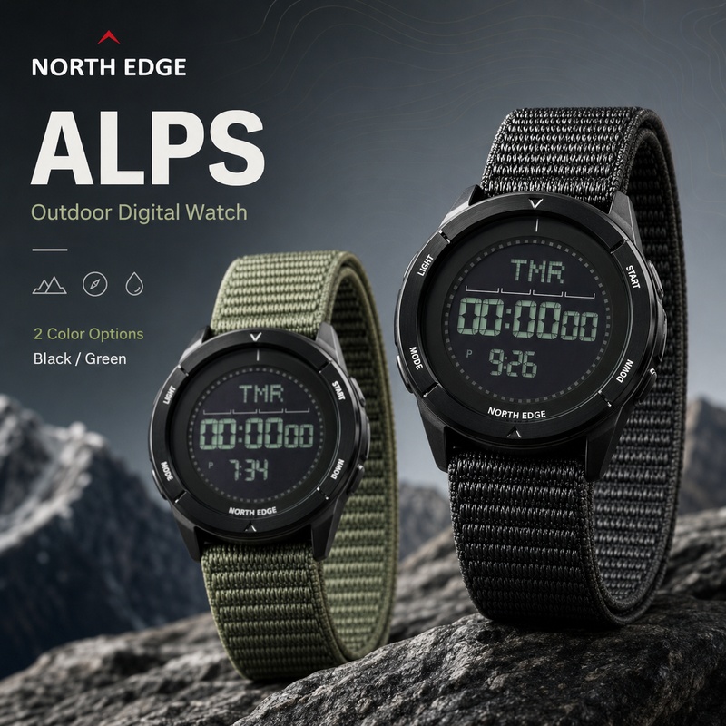 Field Watch Military - NEW NORTH EDGE 남성용 디지털 스포츠