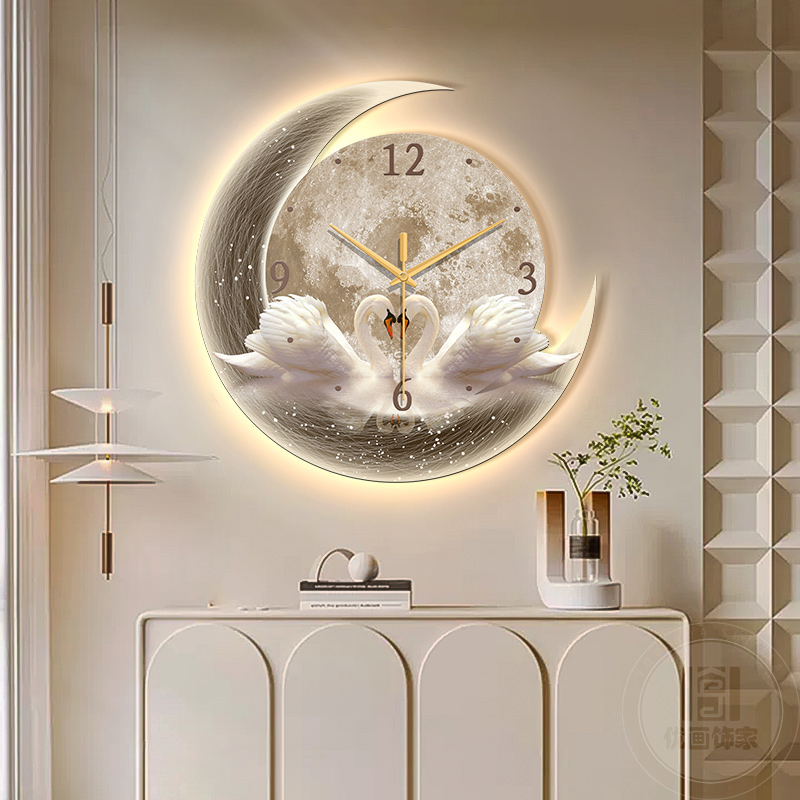 Luxury Watch Wall Clock - 럭셔리 레스토랑 벽시계 복도 벽걸이형 무소음