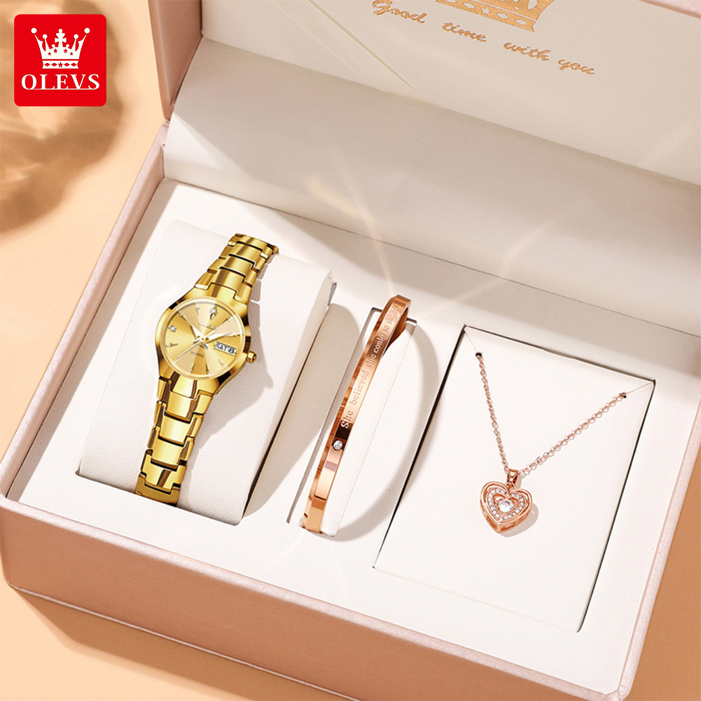 Luxury Watch Lady - OLEVS 여성용 시계 8697 고급스럽고 우아한