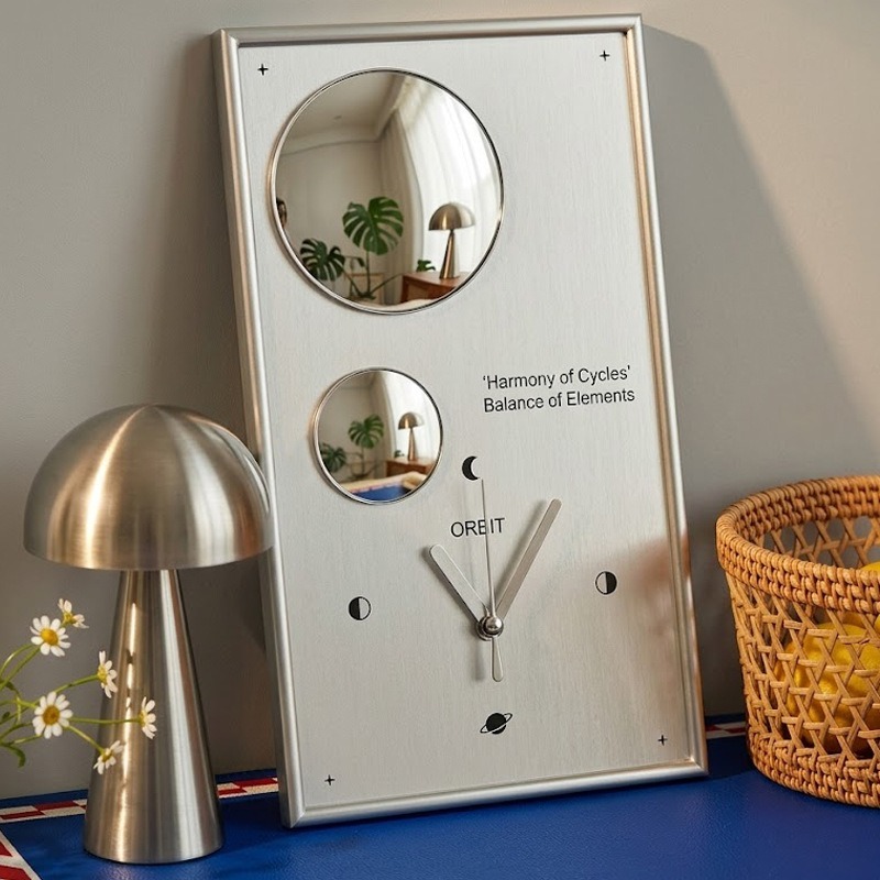 Luxury Watch Wall Clock - 자석식 벽시계 고급 거실 무소음 벽걸이