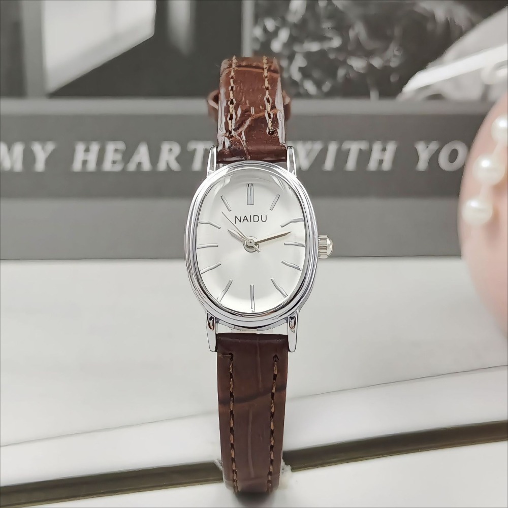 Luxury Watch For Girls - 패션 브랜드 여성용 타원형 다이얼 시계