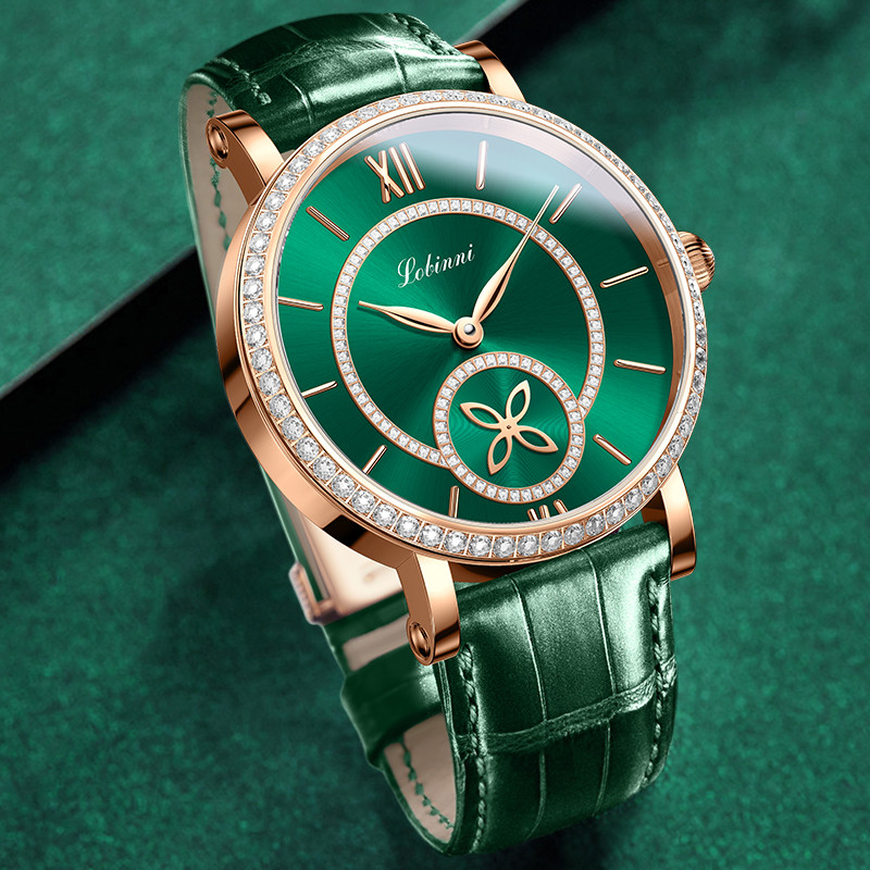 Luxury Watch Class - LOBINNI 여성용 자동 기계식 시계 럭셔리