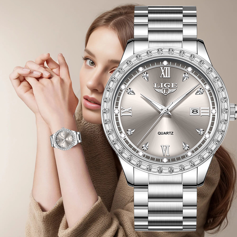 Luxury Watch News - LIGE 쿼츠 손목시계 2026 고급 여성용
