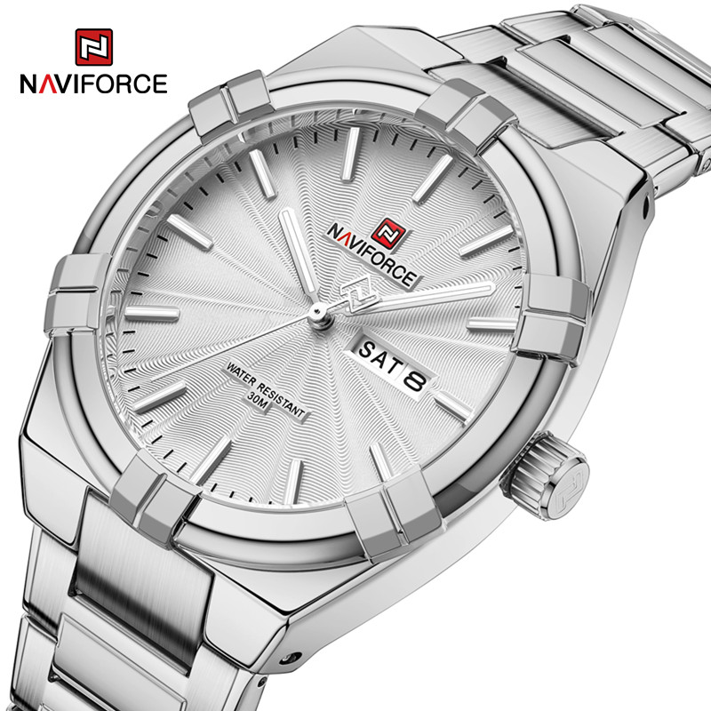 Field Watch Military - 탑 브랜드 NAVIFORCE 남성용 시계 쿼츠