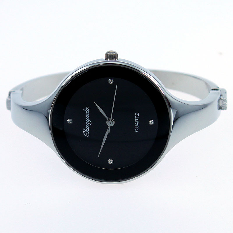 Luxury Watch For Girls - 여성용 커프 시계, 골드 스테인레스 스틸
