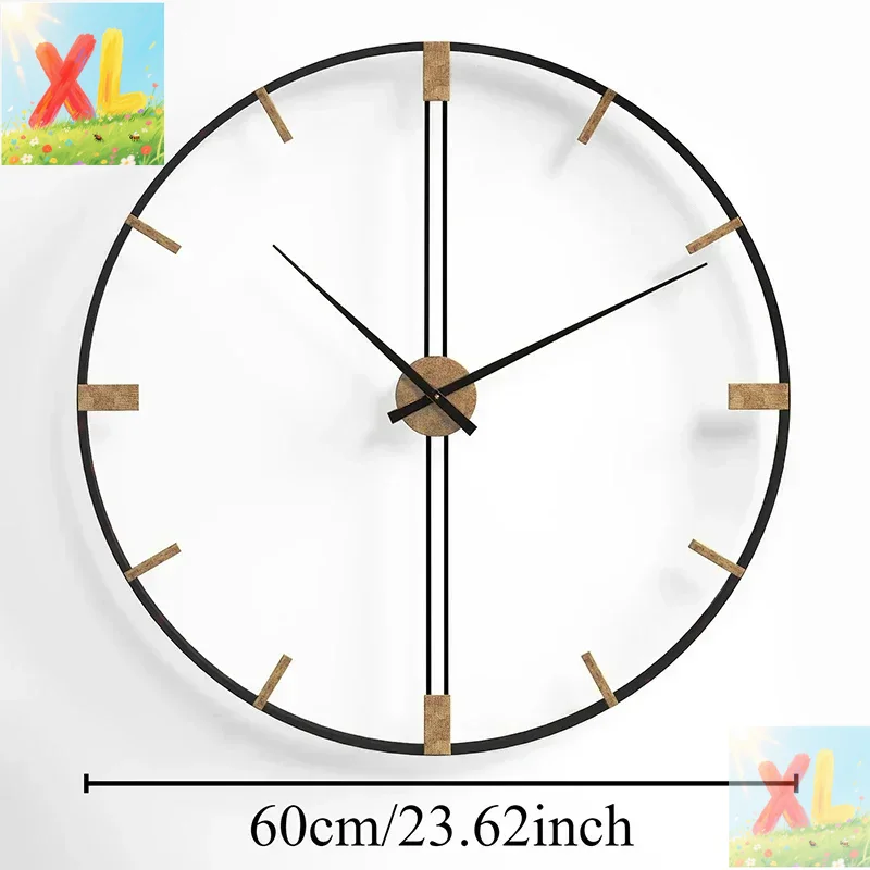 Luxury Watch Wall Clock - 북유럽 벽시계 금속 벽시계 럭셔리 시계