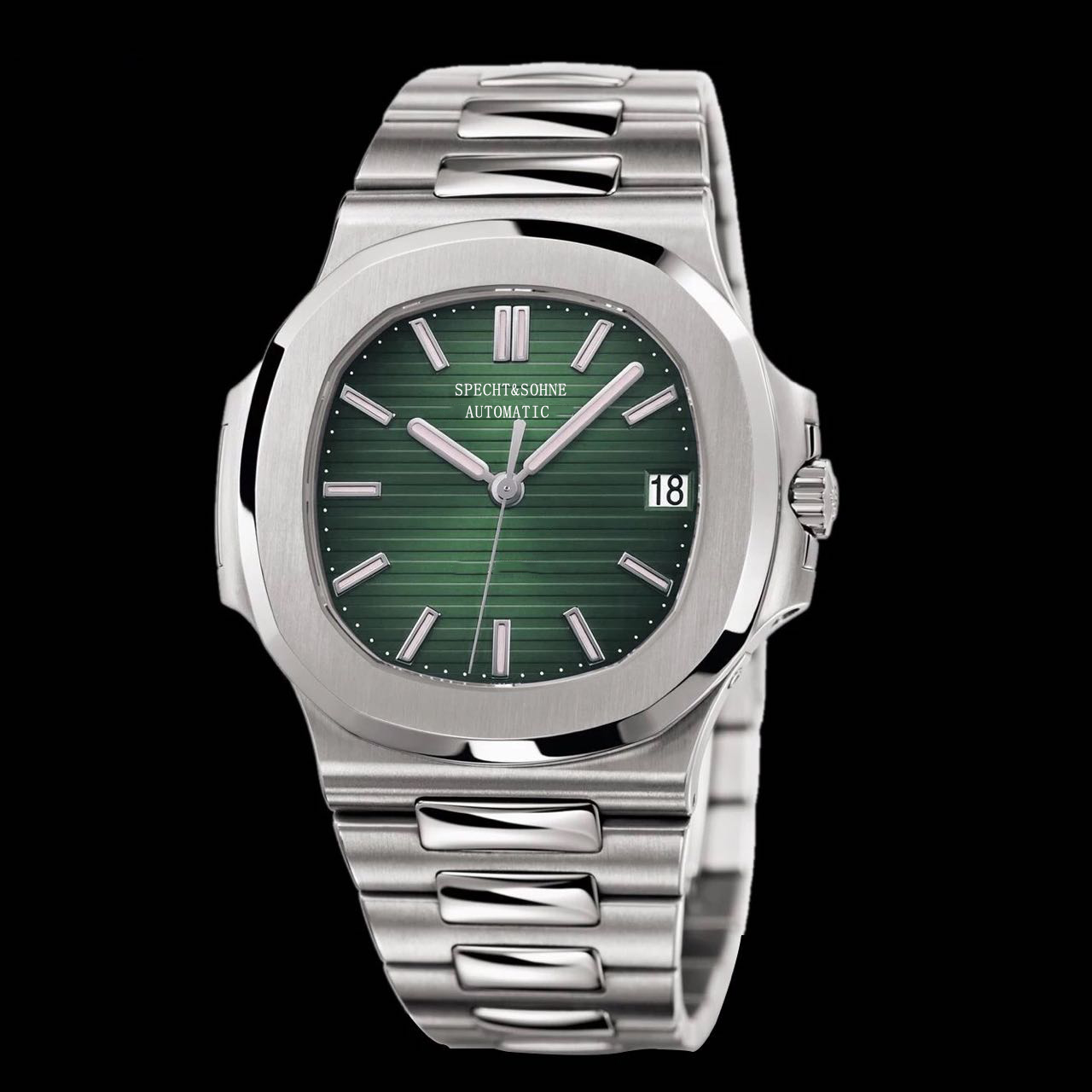 Luxury Watch Green Dial - SPECHT&SOHNE 2025 남성용 새로운 기계식 시계