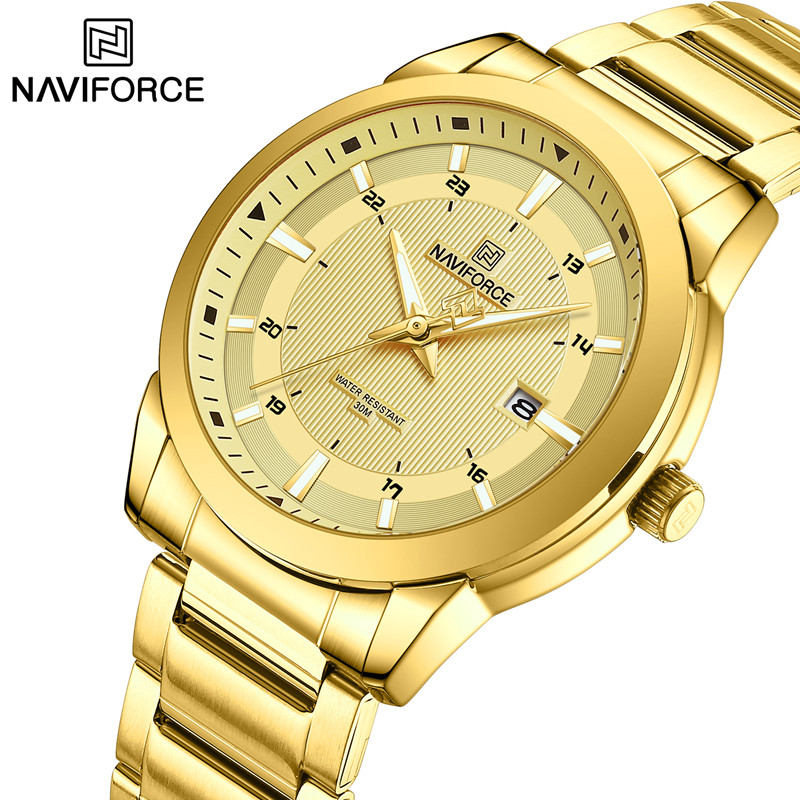 Luxury Watch Green Dial - 2024 최고 브랜드 NAVIFORCE 남성용 시계