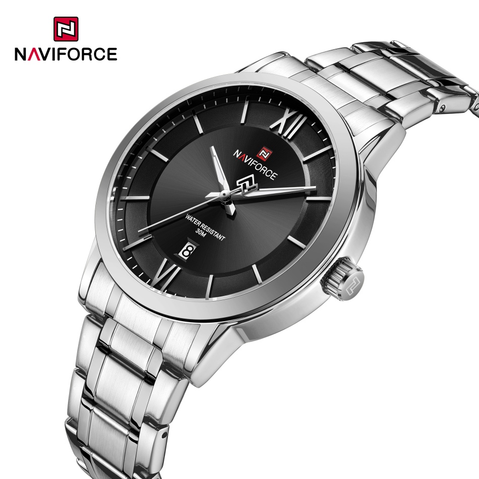 Field Watch Military - 남성용 NAVIFORCE 시계 패션 비즈니스 캘린더