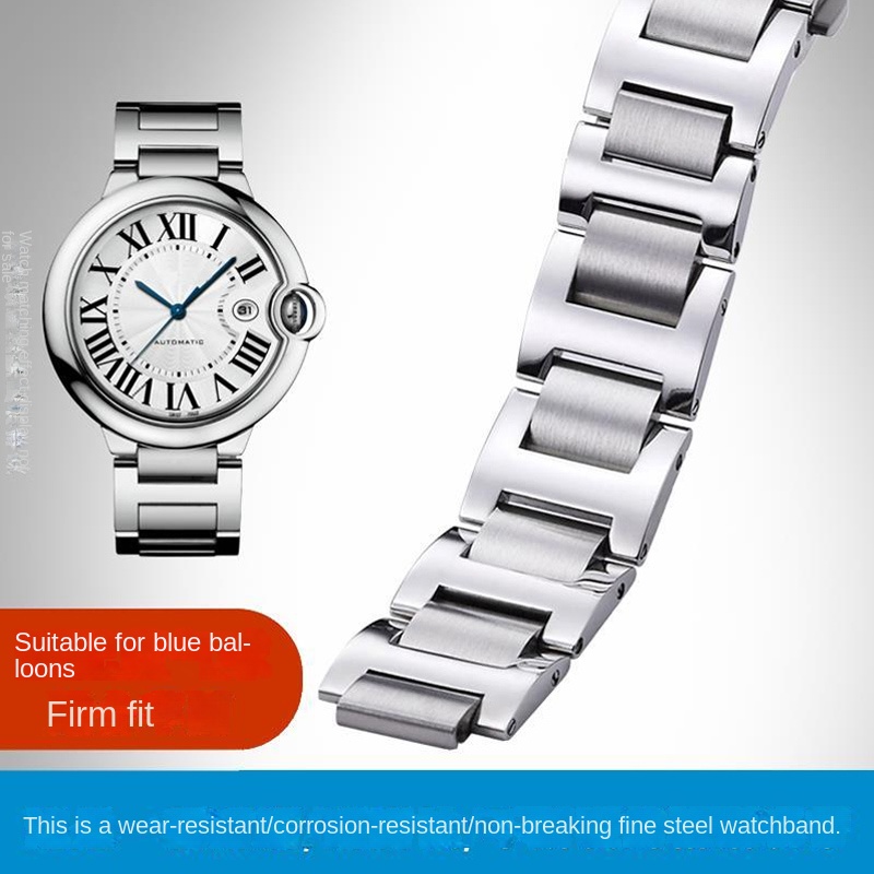 Cartier Watch Ballon Bleu - 14.8mm 16.8mm 18.11mm 20.12mm 22.14mm 볼록한
