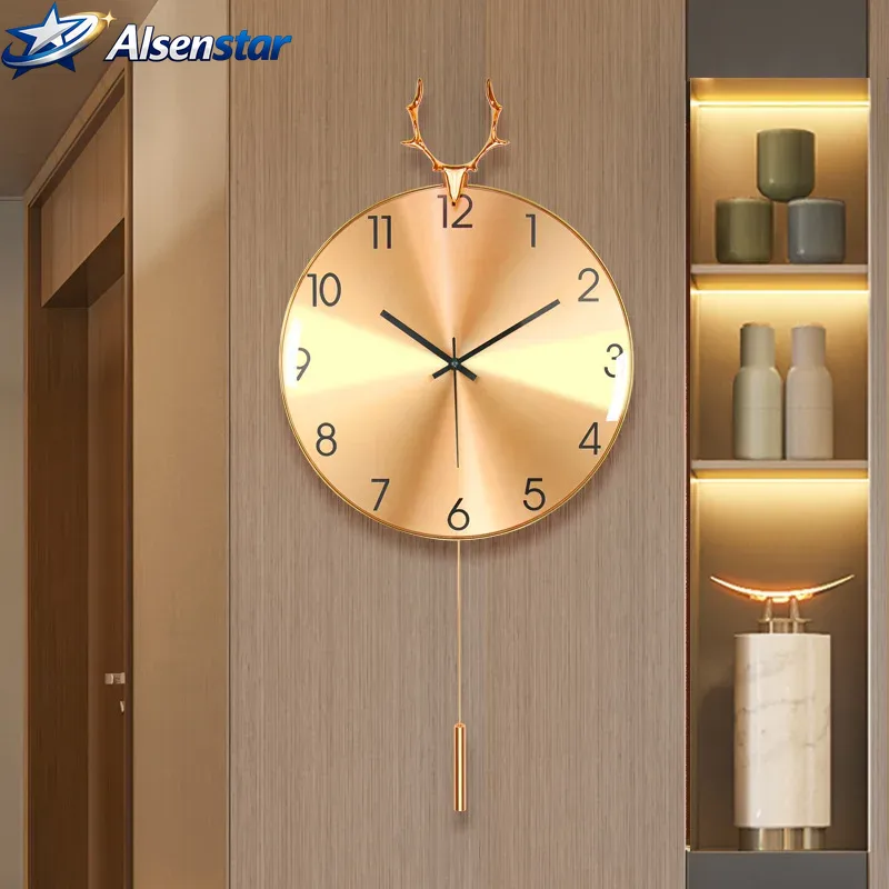 북유럽 스타일 고급 벽시계, 스윙 시계, 미니멀리스트  - Luxury Watch Wall Clock 리뷰 및 가격