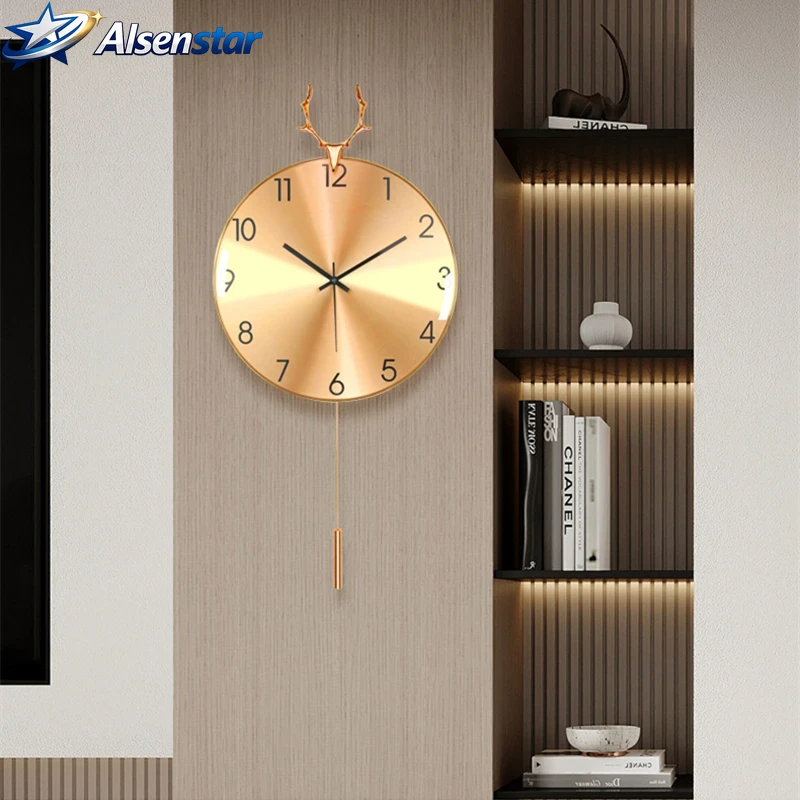 북유럽 스타일 고급 벽시계, 스윙 시계, 미니멀리스트  - Luxury Watch Wall Clock 리뷰 및 가격