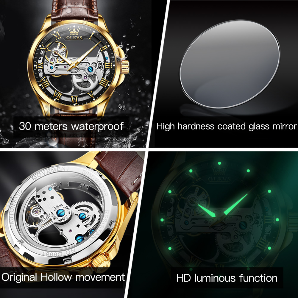 OLEVS 커플 시계 남성 여성을위한 원래 완전 투명한 - Luxury Watch Wallpaper 리뷰 및 가격
