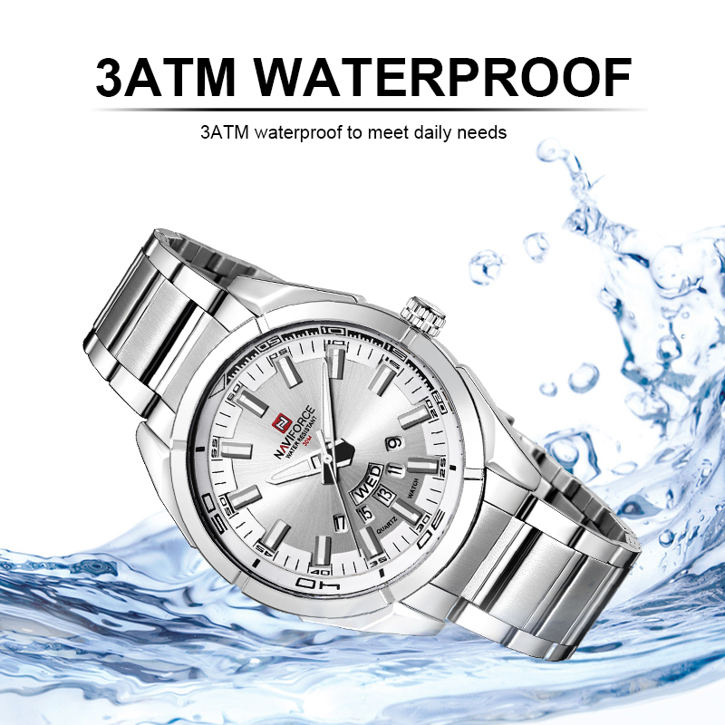 NAVIFORCE 남성용 클래식 캐주얼 시계 스테인레스 - Field Watch Military 리뷰 및 가격