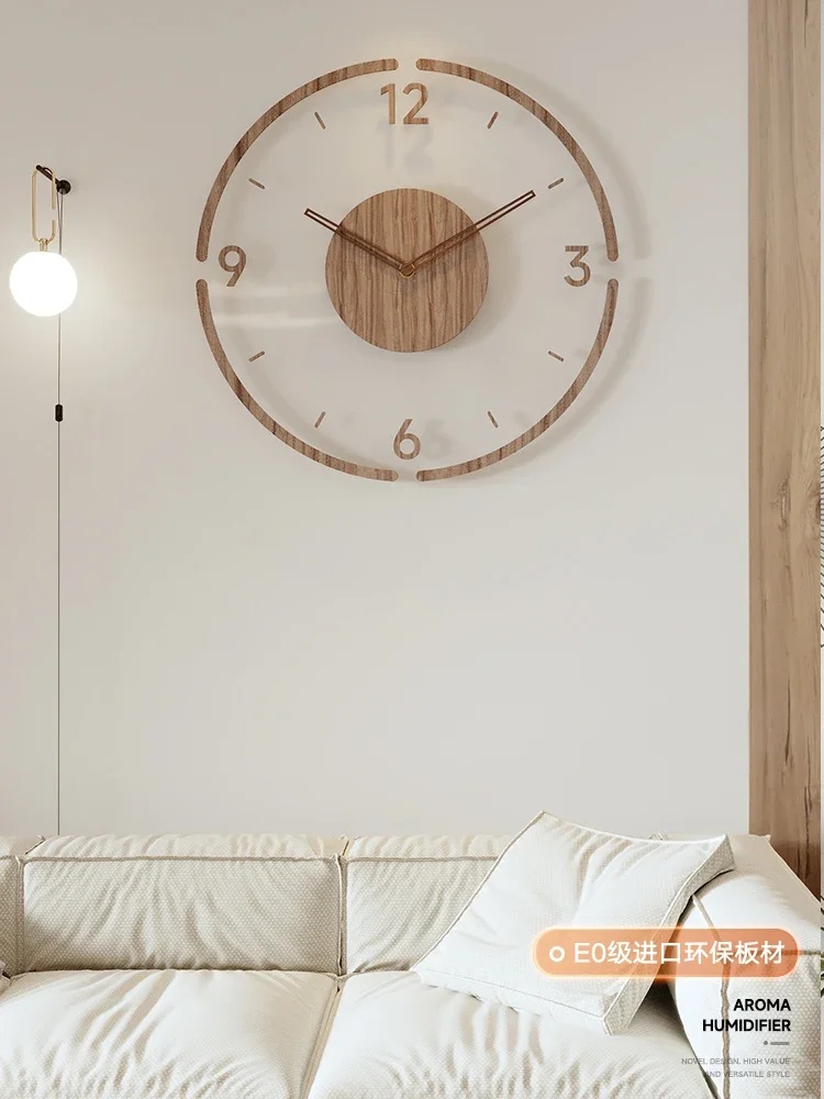 아크릴 투명 벽시계 나무 무소음 모던 벽시계 시계 벽걸 - Luxury Watch Wall Clock 리뷰 및 가격