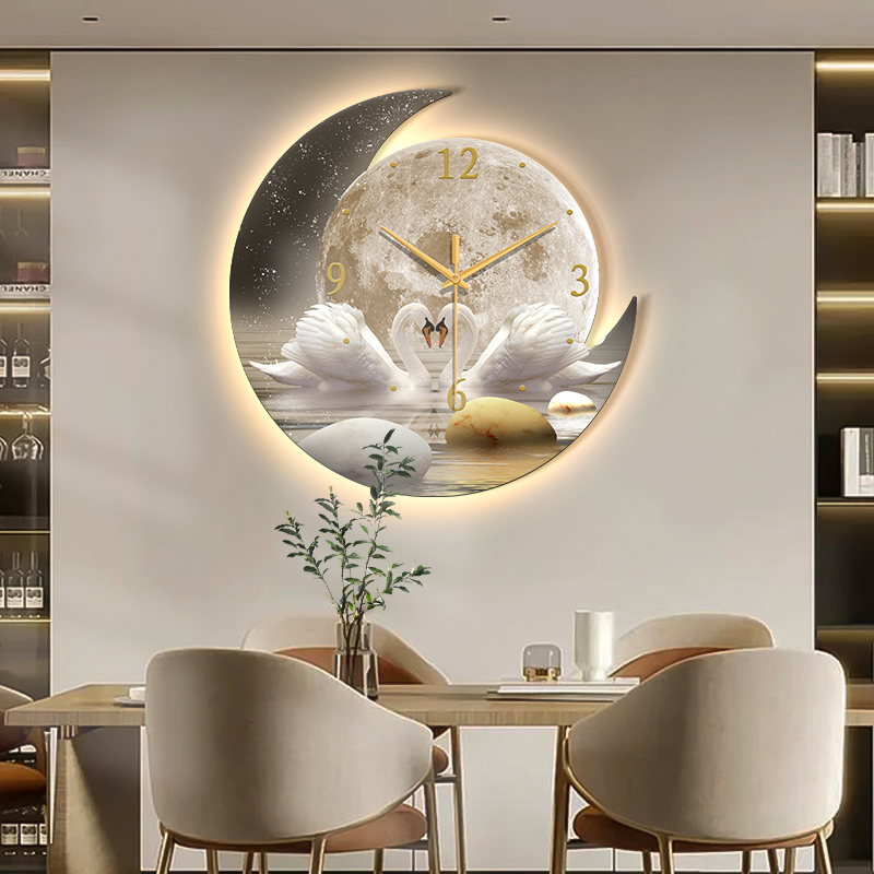 럭셔리 레스토랑 벽시계 복도 벽걸이형 무소음 디지털 시 - Luxury Watch Wall Clock 리뷰 및 가격