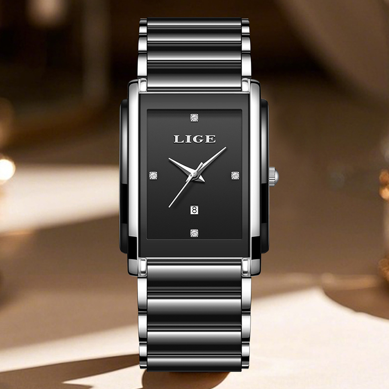 LIGE 새로운 럭셔리 여성 시계 우아한 세라믹 쿼츠  - Luxury Watch Holder 리뷰 및 가격