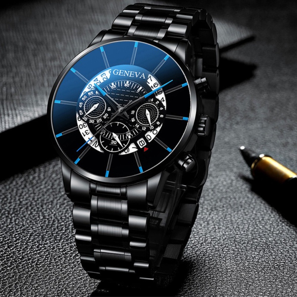 2개 세트 남성 비즈니스 시계 세트 남성 쿼츠 손목시계 - Luxury Watch Under 20000 리뷰 및 가격
