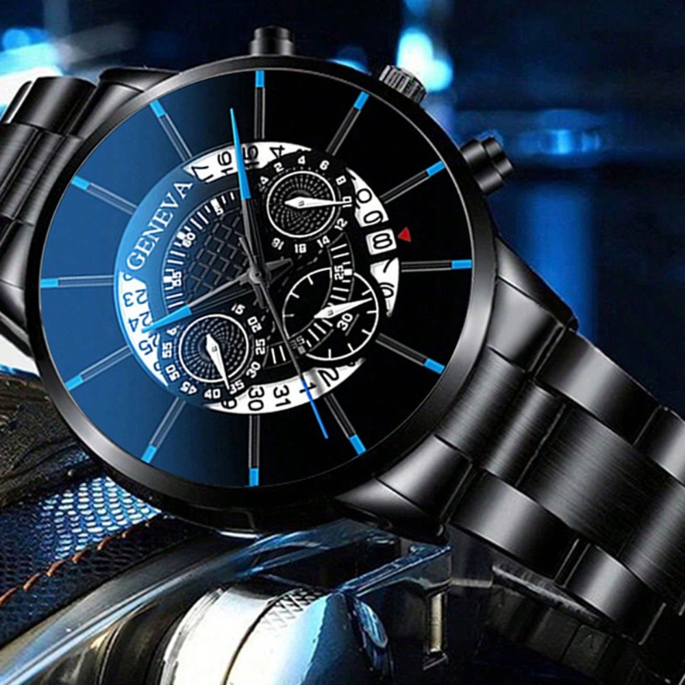 2개 세트 남성 비즈니스 시계 세트 남성 쿼츠 손목시계 - Luxury Watch Under 20000 리뷰 및 가격