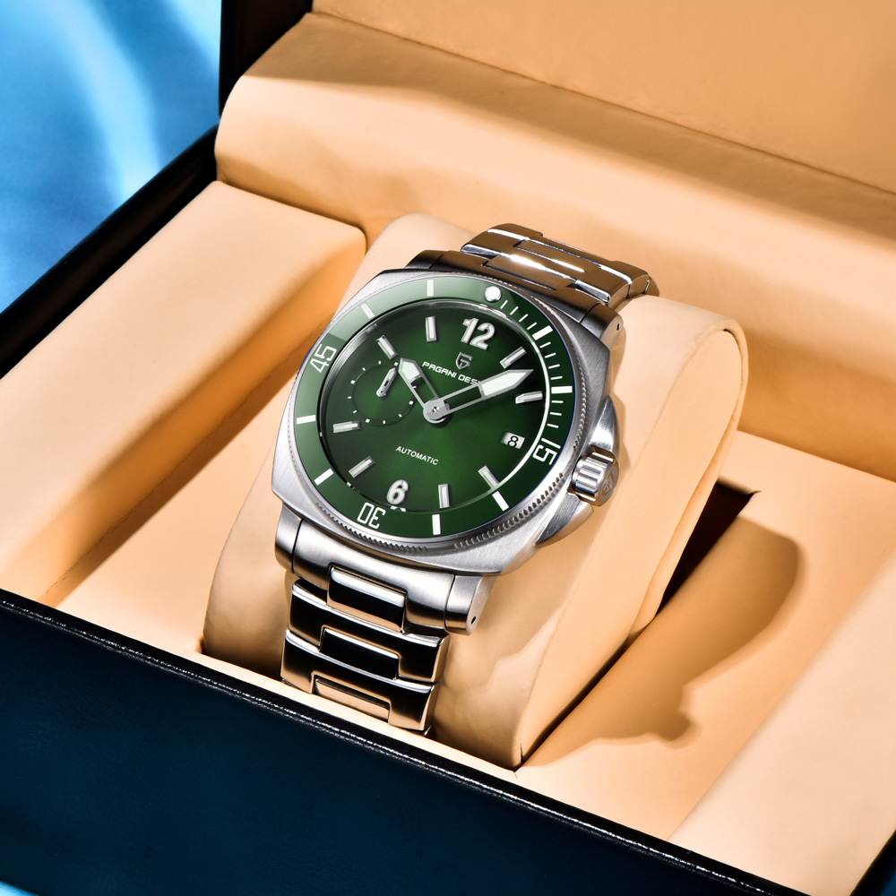 PAGANI DESIGN 남성용 시계 럭셔리 그라데이션 - Luxury Watch Green Dial 리뷰 및 가격