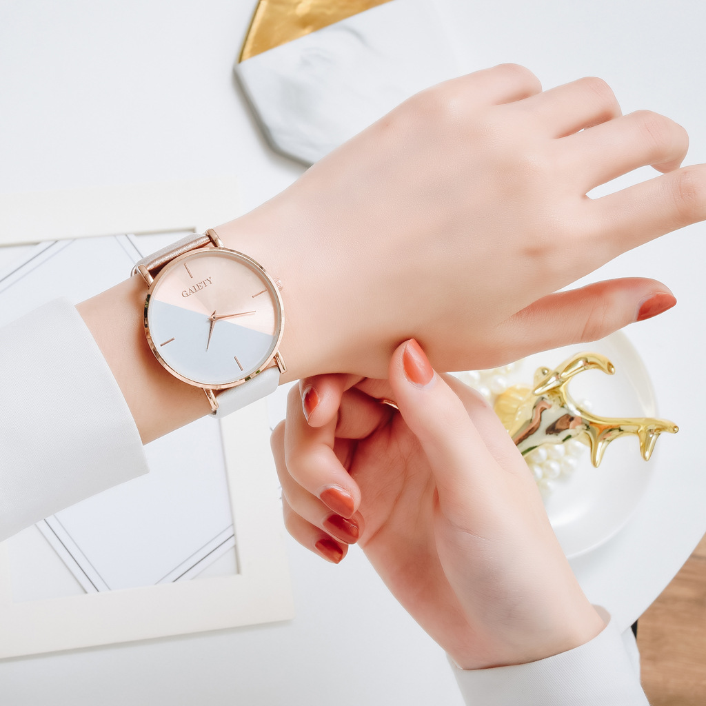 여성용 로즈 골드 가죽 시계, 럭셔리 디자인, 우아한  - Luxury Watch Lady 리뷰 및 가격