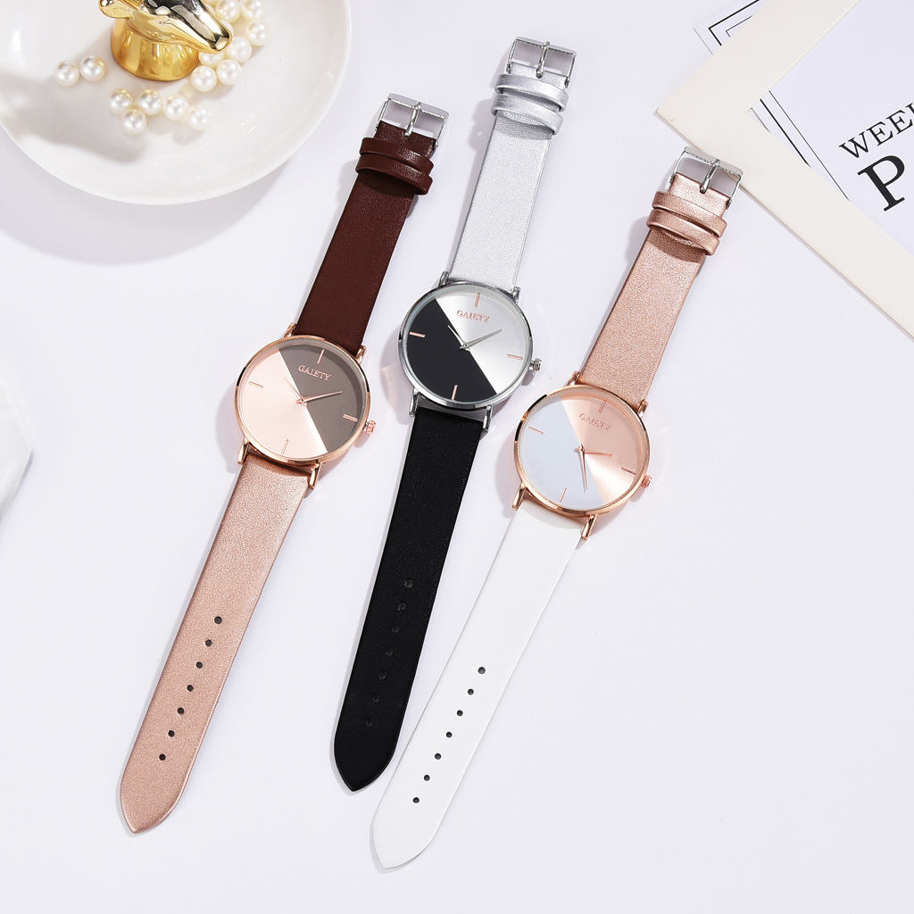 여성용 로즈 골드 가죽 시계, 럭셔리 디자인, 우아한  - Luxury Watch Lady 리뷰 및 가격