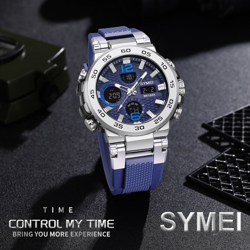 블랙 최고급 남성 스포츠 시계, 5ATM 방수, 듀얼  - Luxury Watch Level 리뷰 및 가격