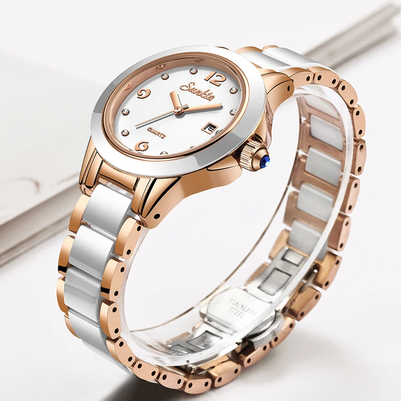 Sunkta 패션 캐주얼 쿼츠 여성 시계 우아한 럭셔리 - Luxury Watch Ladies 리뷰 및 가격
