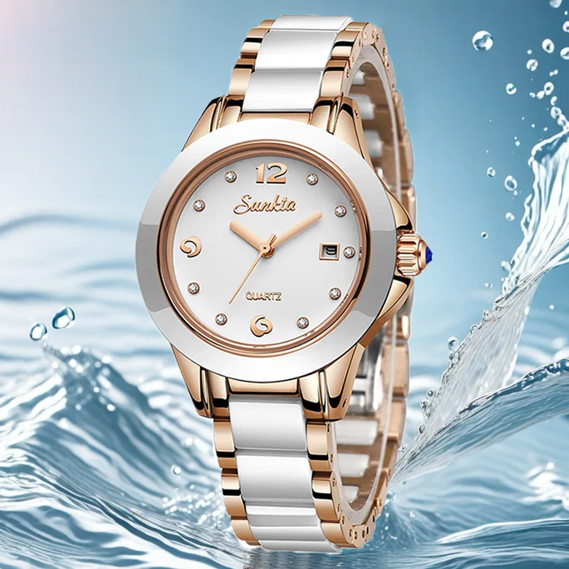 Sunkta 패션 캐주얼 쿼츠 여성 시계 우아한 럭셔리 - Luxury Watch Ladies 리뷰 및 가격