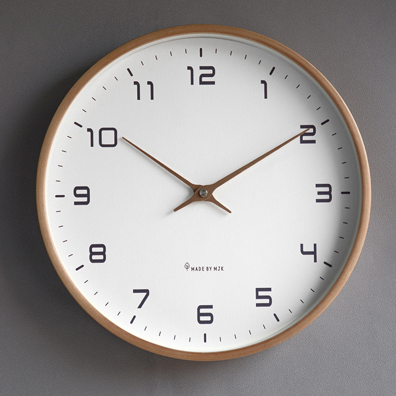 북유럽 단단한 나무 벽시계 거실 가정용 시계 장식 침묵 - Luxury Watch Wall Clock 리뷰 및 가격