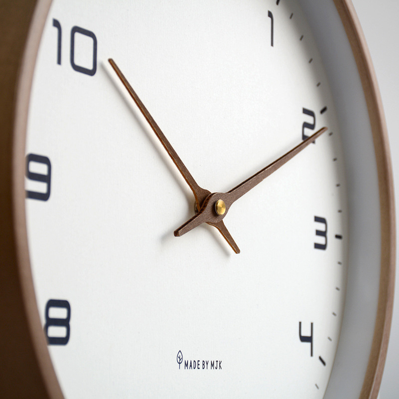 북유럽 단단한 나무 벽시계 거실 가정용 시계 장식 침묵 - Luxury Watch Wall Clock 리뷰 및 가격