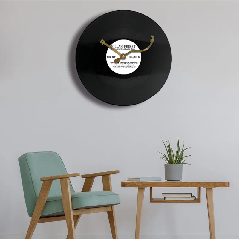 12인치 비닐 레코드 레트로 크리에이티브 시계 무소음  - Luxury Watch Wall Clock 리뷰 및 가격