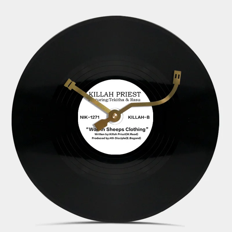 12인치 비닐 레코드 레트로 크리에이티브 시계 무소음  - Luxury Watch Wall Clock 리뷰 및 가격