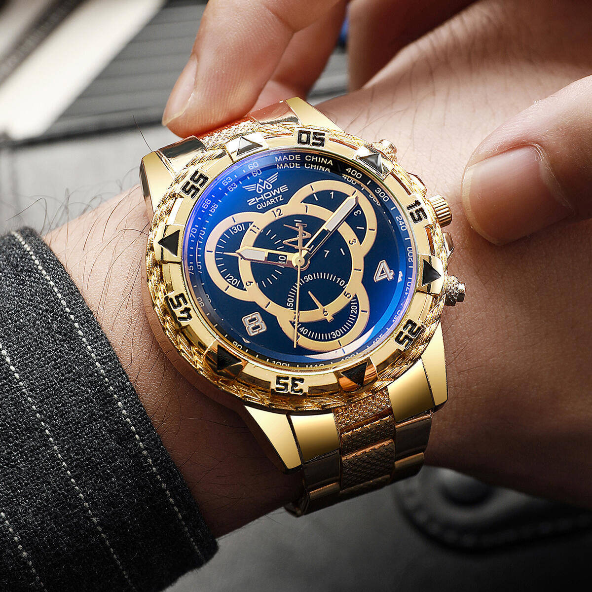 남성용 비즈니스 쿼츠 시계, 스테인레스 스틸 밴드, 패 - Luxury Watch Under 20000 리뷰 및 가격