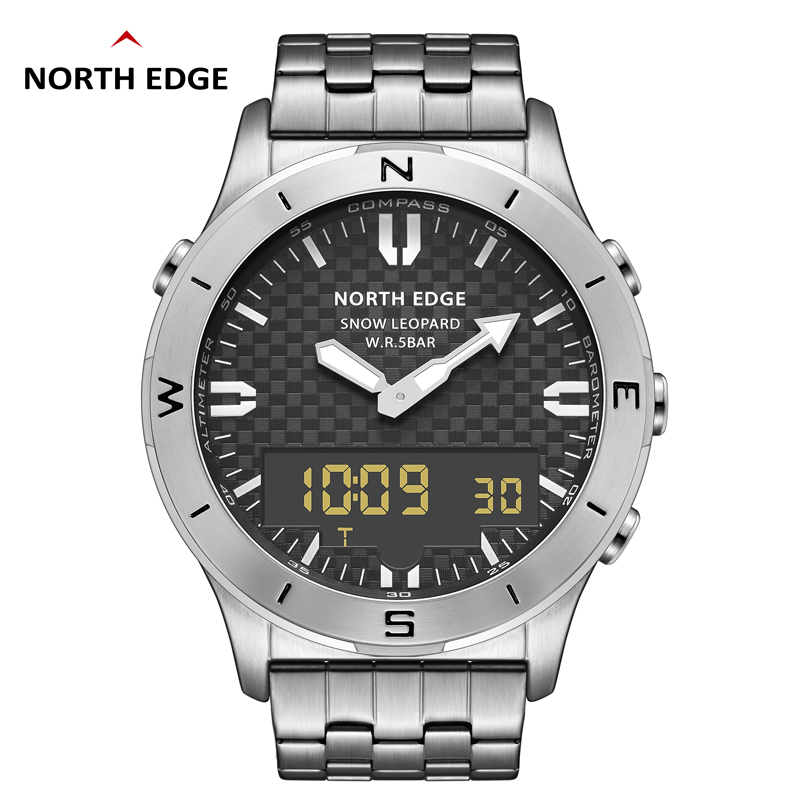 NORTH EDGE 남성용 디지털 시계 여성용 방수 5 - Compass Watch Luxury 리뷰 및 가격