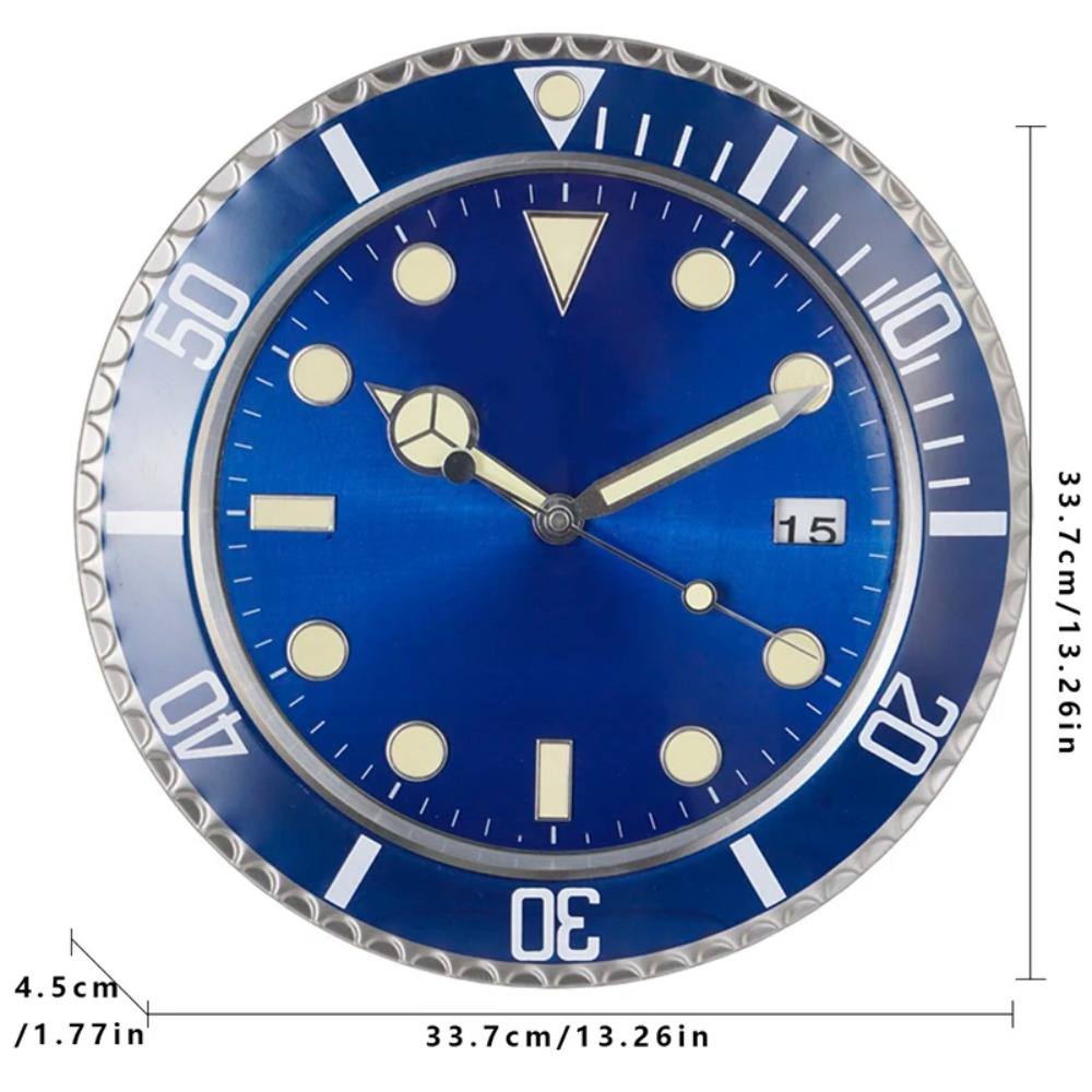 34cm 럭셔리 창의적인 벽시계 모던 메탈 디자인 아트 - Luxury Watch House 리뷰 및 가격