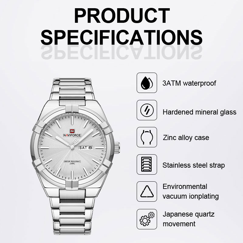 탑 브랜드 NAVIFORCE 남성용 시계 쿼츠 손목시계 - Field Watch Military 리뷰 및 가격