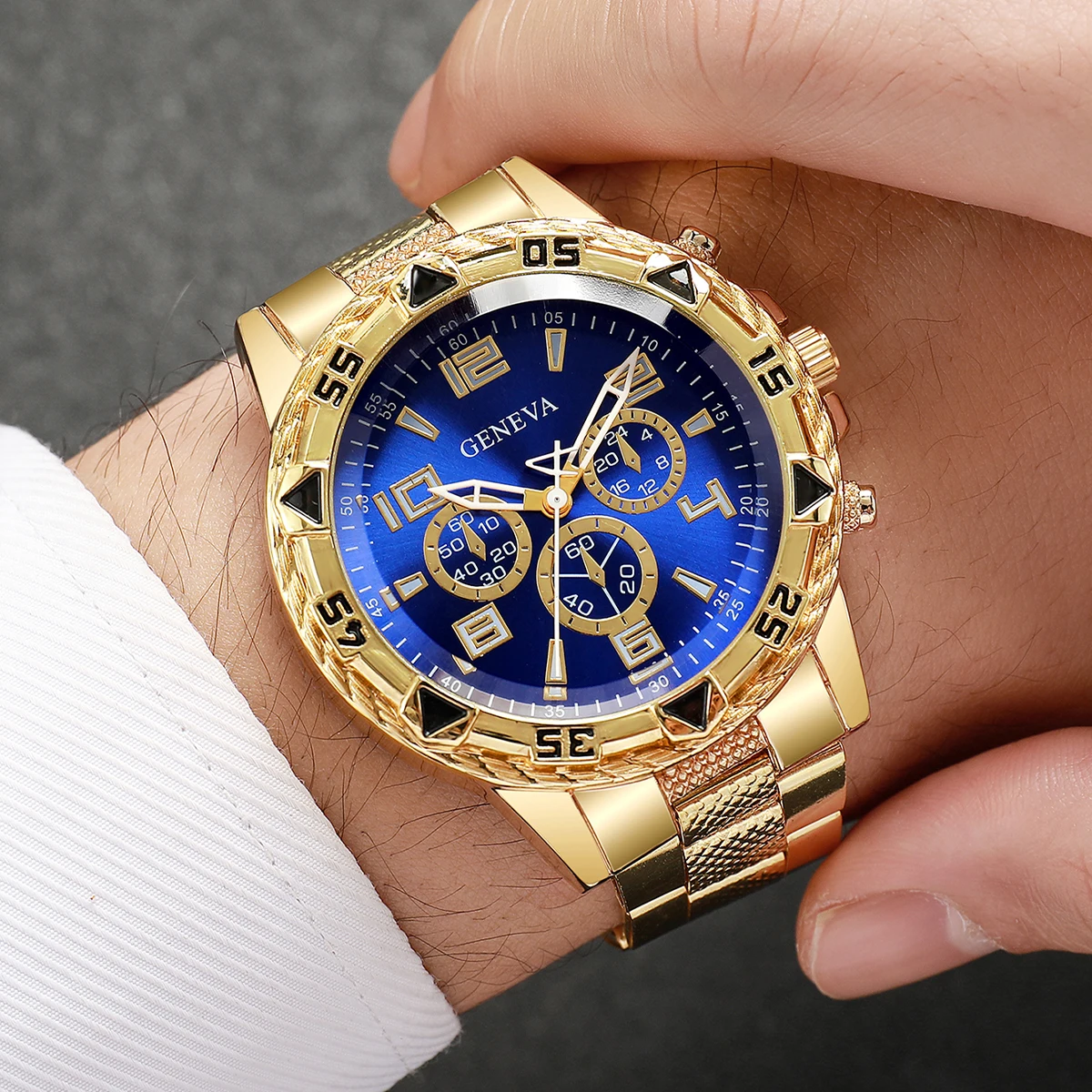4 개/대 남성 패션 비즈니스 시계 대형 디스플레이 아 - Luxury Watch Under 20000 리뷰 및 가격
