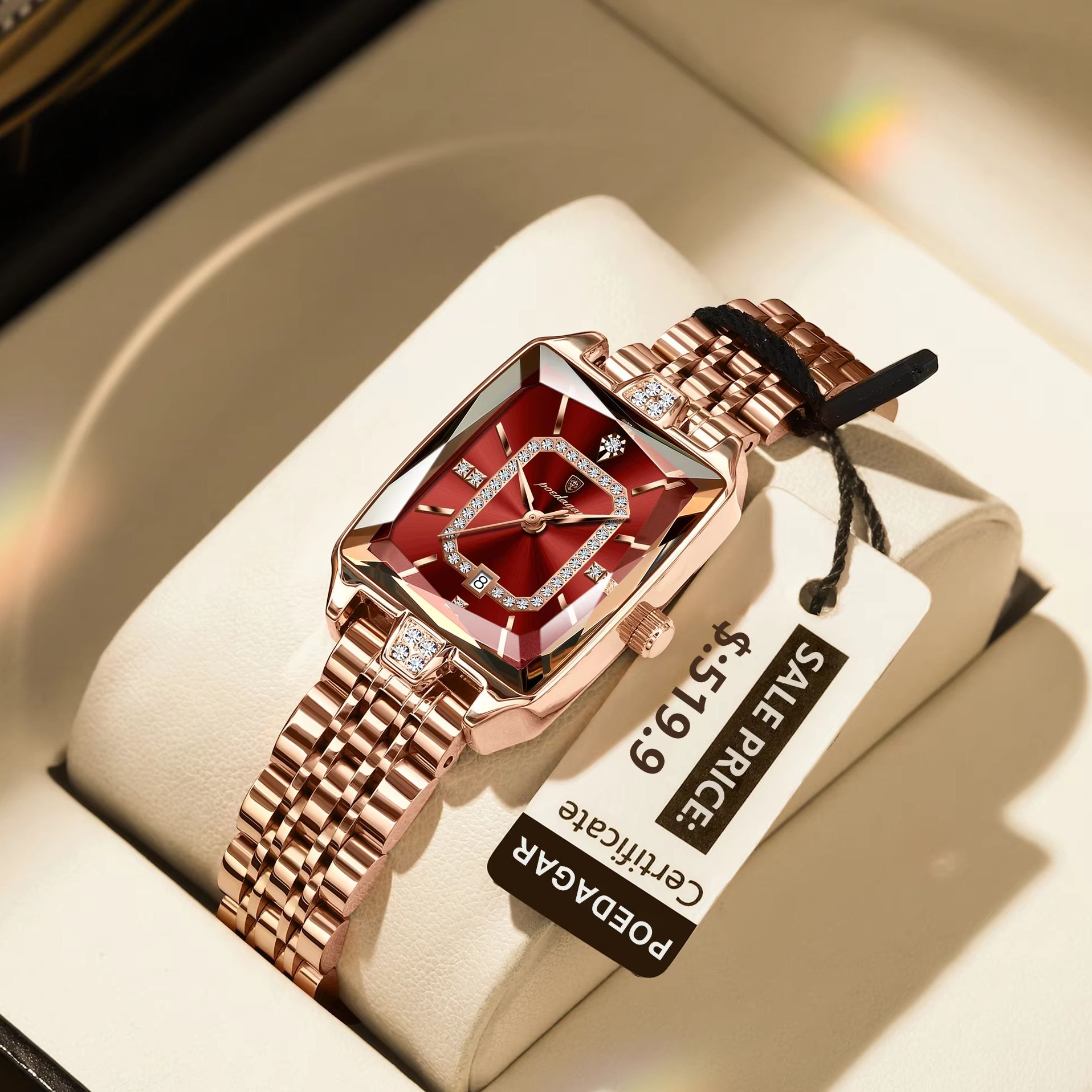 포에다가 패션 우아한 여성 손목시계 방수 날짜 여성 시 - Luxury Watch Ladies 리뷰 및 가격