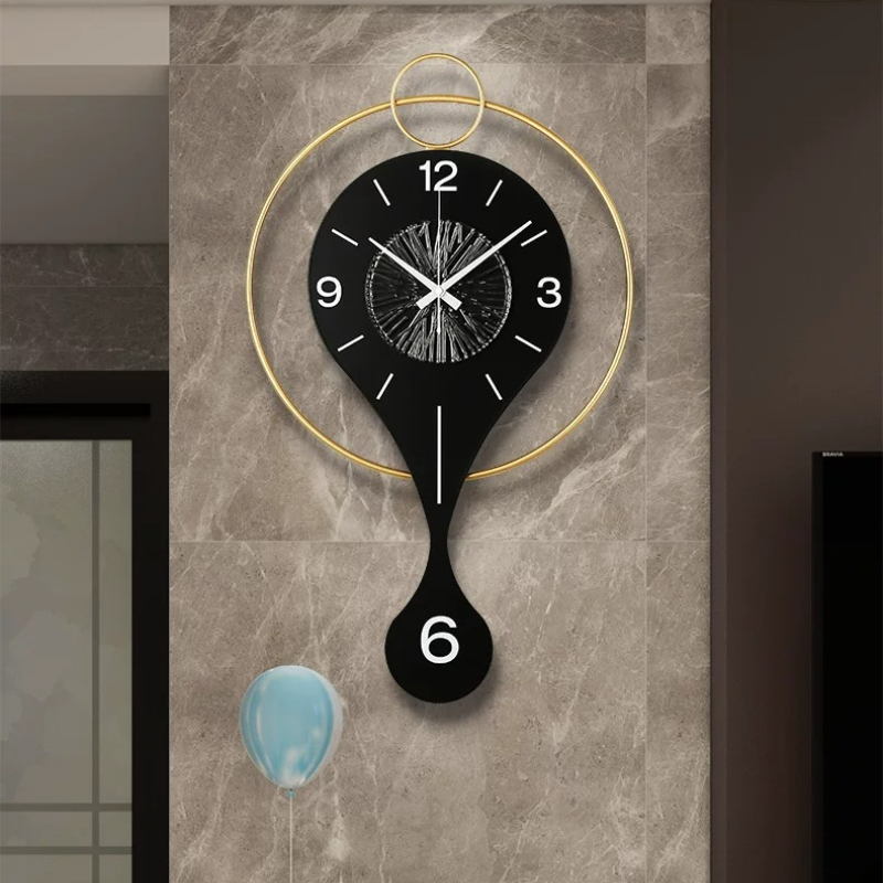 럭셔리 원형 스윙 벽시계, 독창적인 거실 디지털 시계, - Luxury Watch Wall Clock 리뷰 및 가격