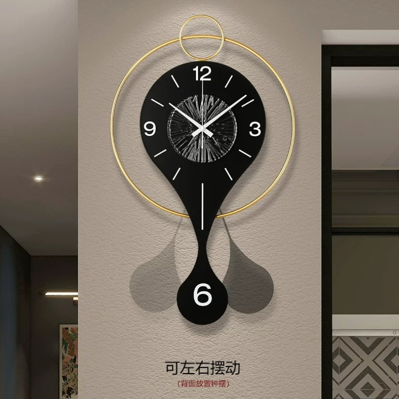 럭셔리 원형 스윙 벽시계, 독창적인 거실 디지털 시계, - Luxury Watch Wall Clock 리뷰 및 가격