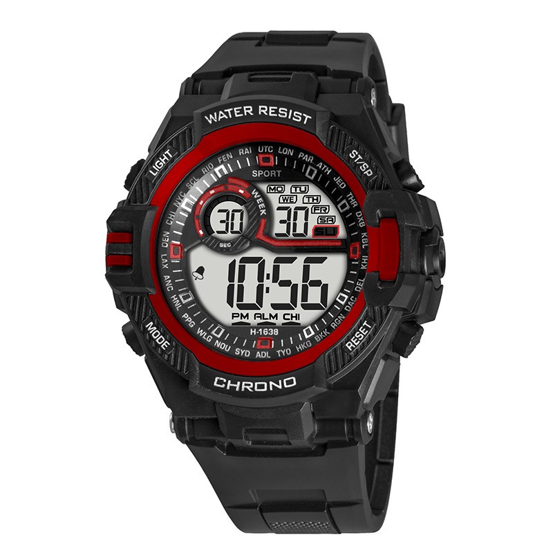 방수 스포츠 시계 남성용 고급 전자 시계 LED 알람  - Luxury Watch Wallpaper 리뷰 및 가격