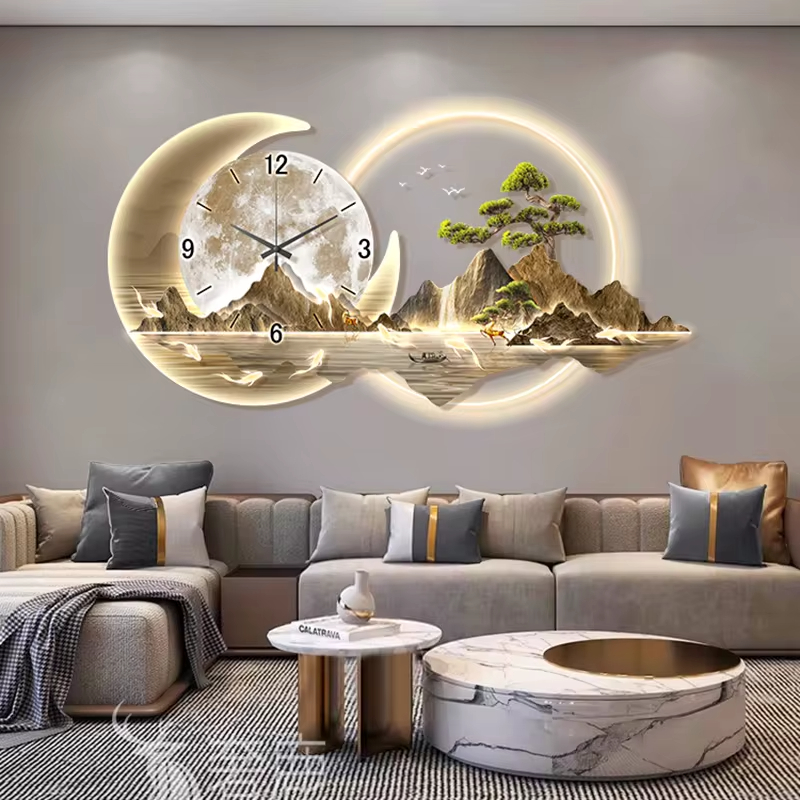 세련된 럭셔리 벽시계, 중국 스타일, 심플한 레스토랑, - Luxury Watch Wall Clock 리뷰 및 가격