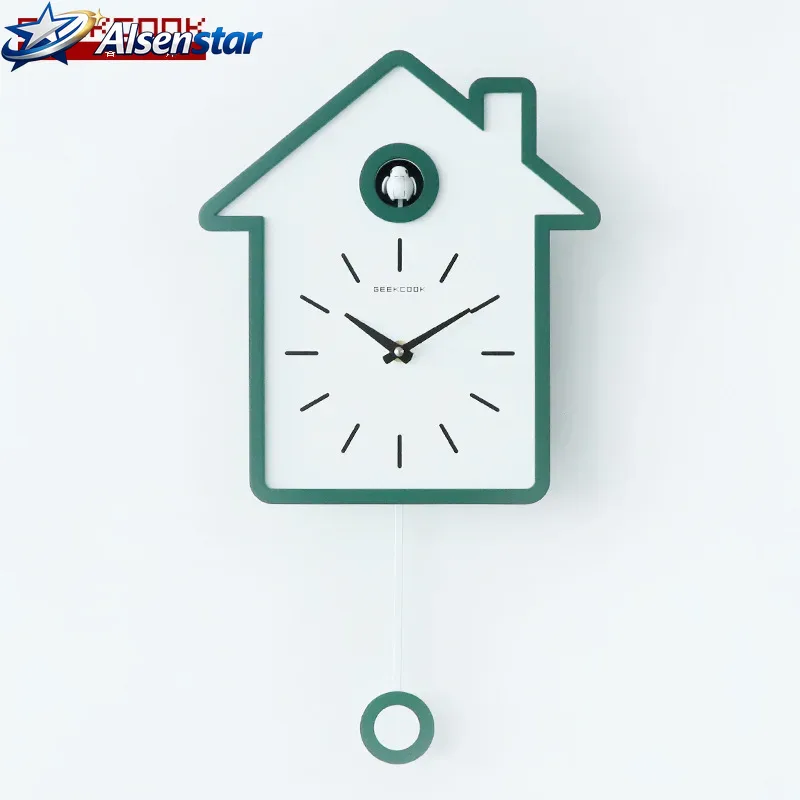 현대식 뻐꾸기 시계 진자 벽시계 무소음 시계 고급 새  - Luxury Watch Wall Clock 리뷰 및 가격