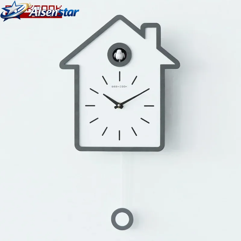 현대식 뻐꾸기 시계 진자 벽시계 무소음 시계 고급 새  - Luxury Watch Wall Clock 리뷰 및 가격