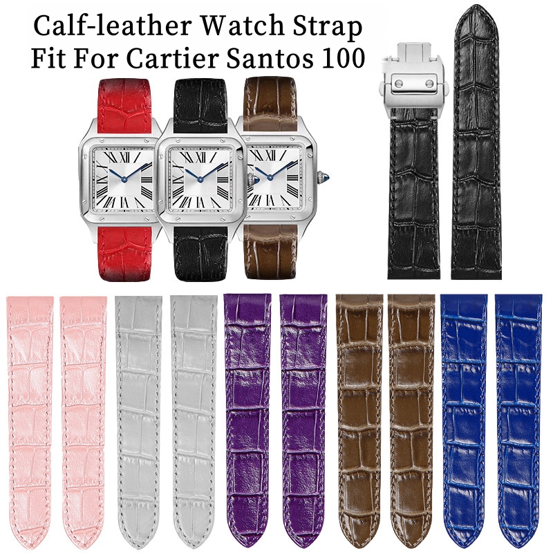 까르띠에 산토스 100에 적합한 최고급 소가죽 시계 스 - Cartier Watch Ballon Bleu 리뷰 및 가격