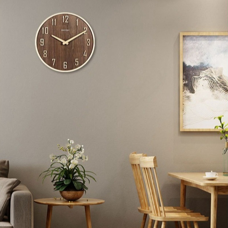 호두나무 소재 벽시계, 빈티지 레트로 스타일, 우아한  - Luxury Watch Wall Clock 리뷰 및 가격